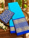 Mandana By Aab Mercerised Copper Silk Saree 